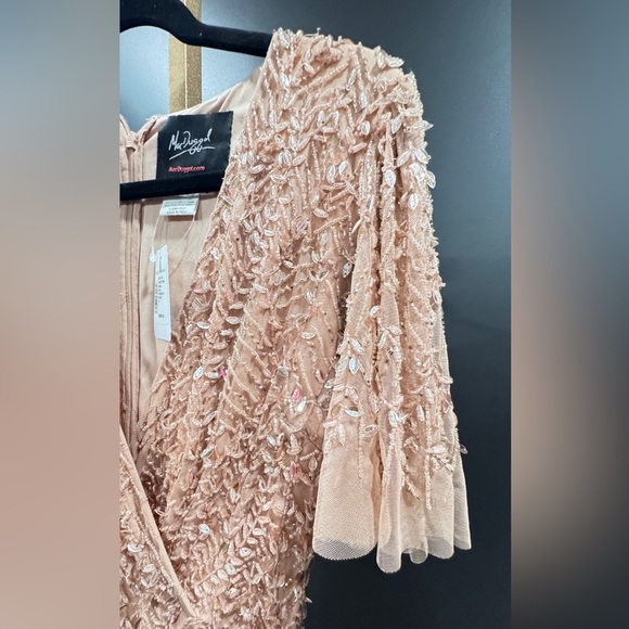 MAC DUGGAL
Pink Embellished Flutter Sleeve Gown 35109 - Picture 3 of 7